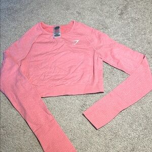 Gymshark Pink Vital Long Sleeve Top - Small